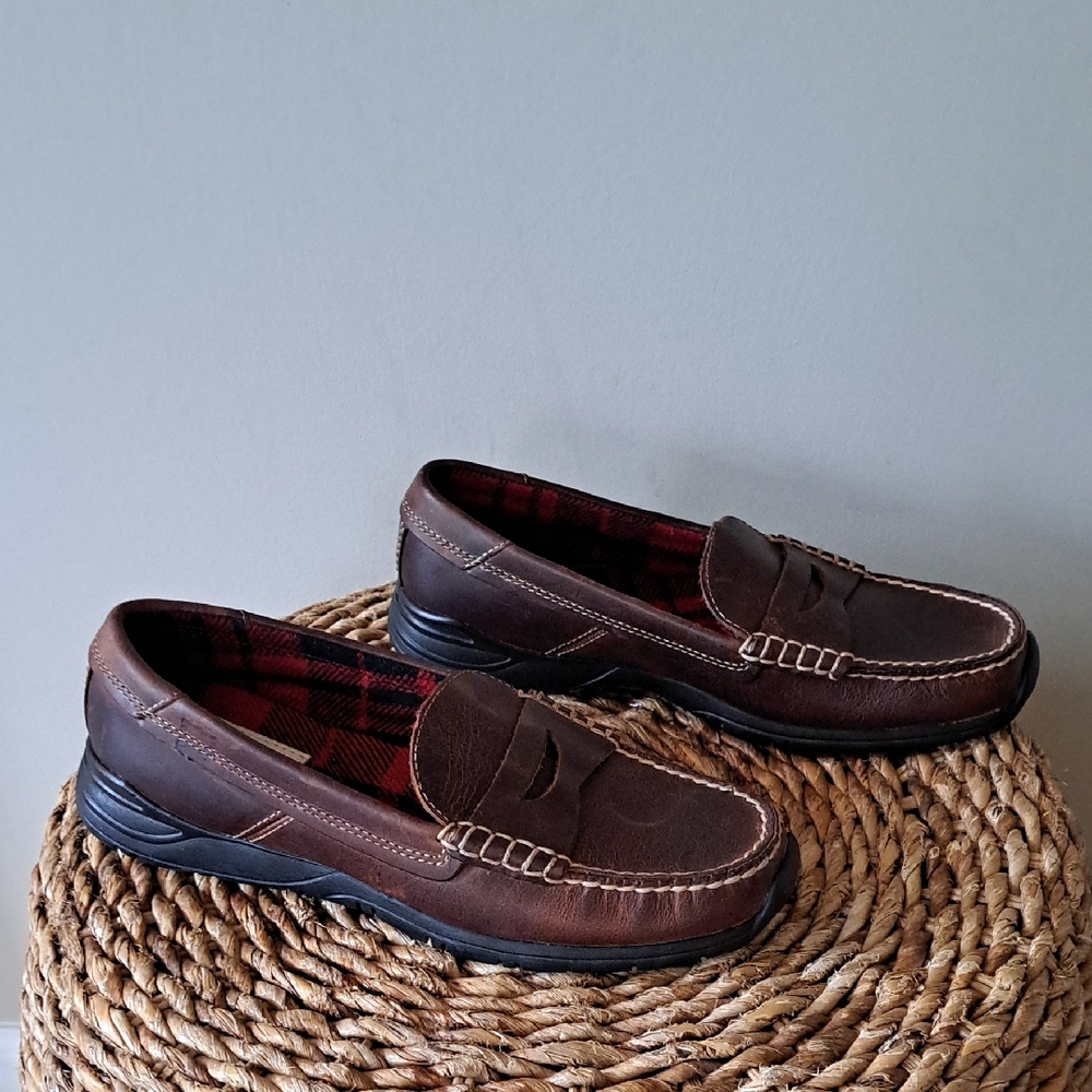 NWOT Eastland‎ Womens Classic II Brown Leather Penny Loafers Padded Insoles S-9